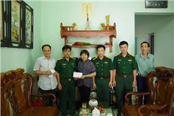 Sư đoàn 346: Thăm hỏi, tặng quà gia đình quân nhân có hoàn cảnh khó khăn